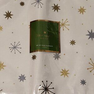 Kate Spade Set of 4 Starburst Placemats- New in package